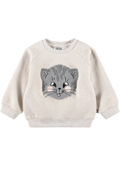 Felpa grigio perla per neonati Molo DISC 5852 