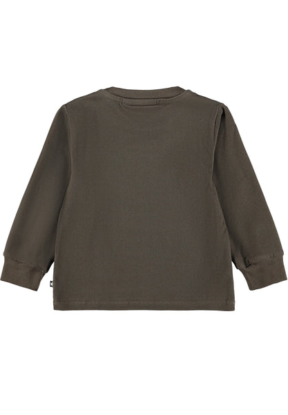 T-shirt marrone con stampa per neonato Molo ELOY 5938 