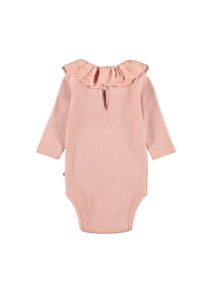 Body rosa con colletto per neonata Molo FAYE 5724 
