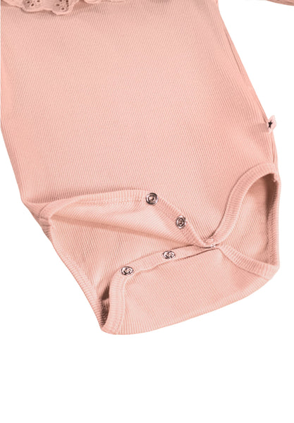 Body rosa con colletto per neonata Molo FAYE 5724 
