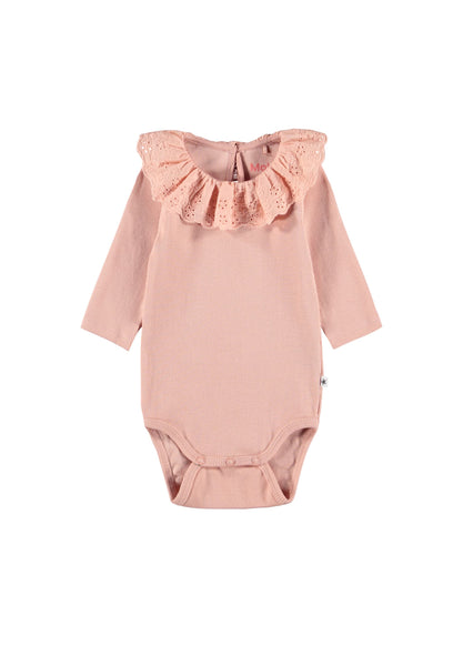 Body rosa con colletto per neonata Molo FAYE 5724 