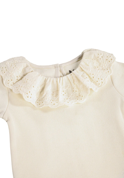Body panna con colletto per neonata Molo FAYE 8955 