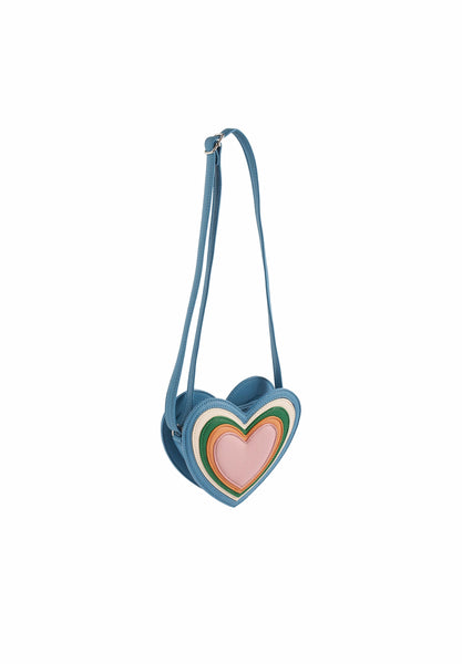 Borsa a forma di cuore multicolor per bambina Molo HEART BAG 5807 