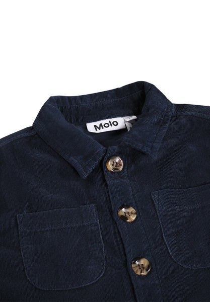 Giubbino con cappuccio blu notte per neonato Molo HONORS 2257 