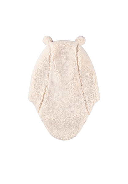 Balaclava in orsetto bianco panna per neonati Molo KAY 5645 