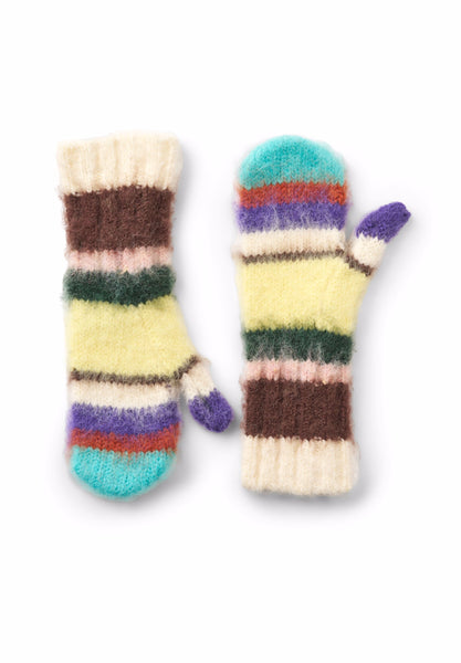 Muffole a righe multicolor per bambini Molo KIRSA 5755 
