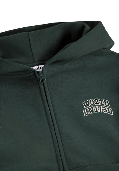 Felpa con zip verdone per bambino Molo MARLEY 5721 