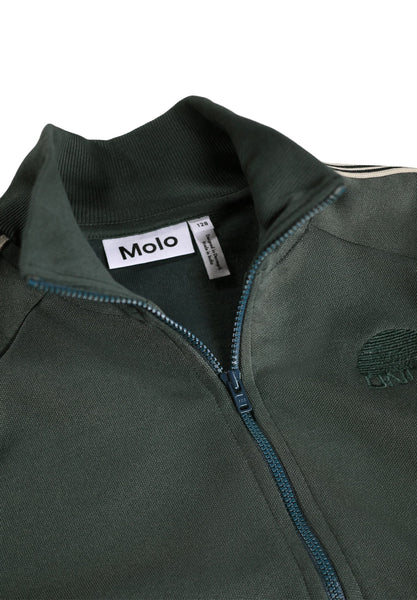 Felpa verde scuro per bambino Molo MERACER 5721 