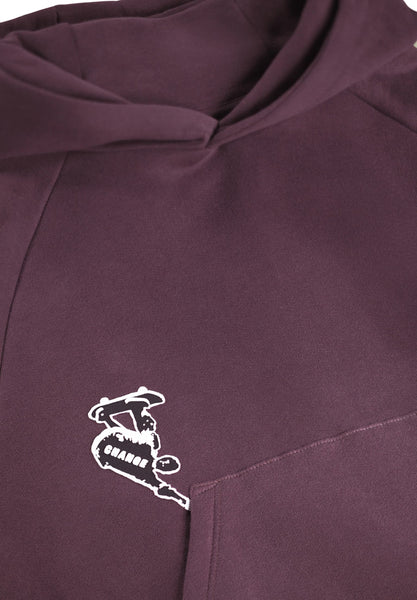Felpa prugna con stampe per bambino Molo MIC 2226 