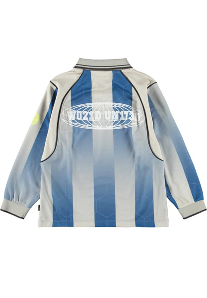 T-shirt grigia e azzurra per bambino Molo REESE 9950 