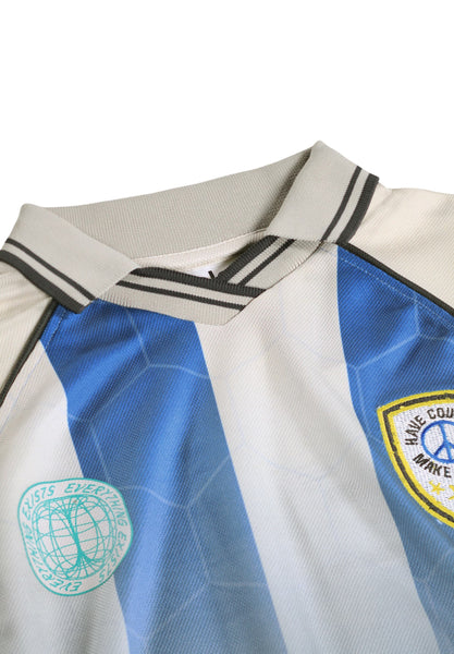 T-shirt grigia e azzurra per bambino Molo REESE 9950 