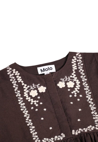 Blusa cioccolato per bambina Molo RHONDA 5993 