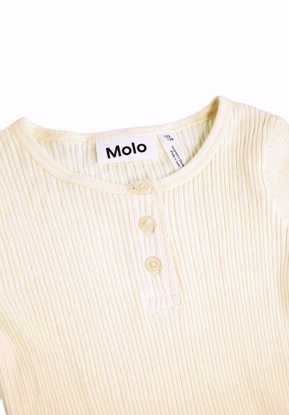 T-shirt a costine panna per bambina Molo RUBY 2444 
