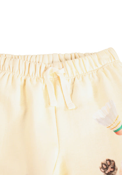 Pantalone in felpa panna con stampe per neonata Molo SIMEON 5797 