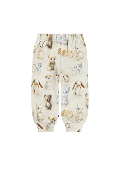 Pantalone in felpa beige con stampa all over per neonati Molo SIMEON 5935 