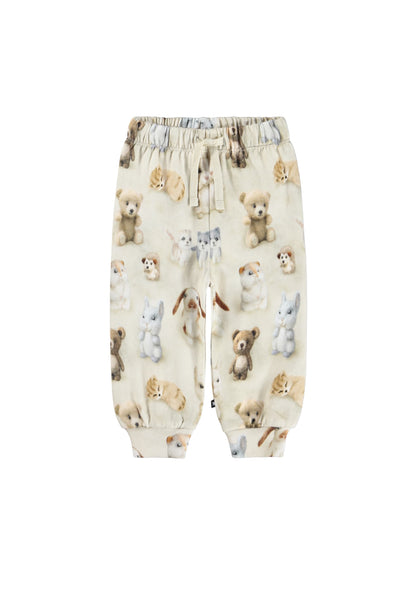 Pantalone in felpa beige con stampa all over per neonati Molo SIMEON 5935 