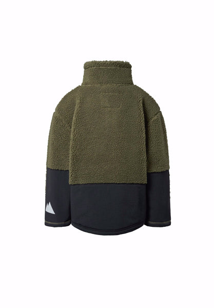 Teddy verde militare e nero per bambino Molo UTHA 8026 