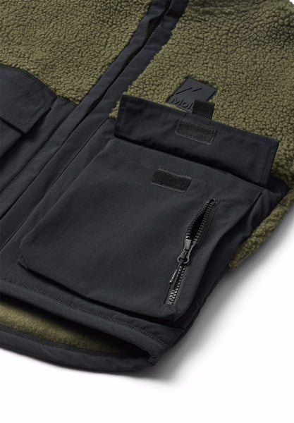 Teddy verde militare e nero per bambino Molo UTHA 8026 