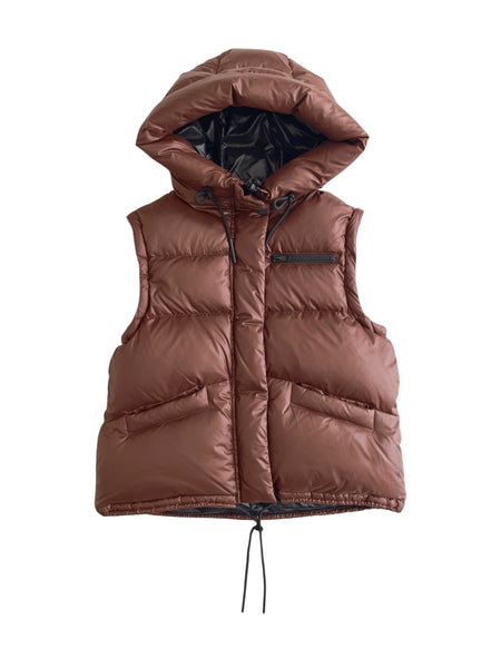 Piumino reversibile cioccolato/nero per bambini Montereggi FW67915 31 