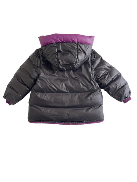 Piumino reversibile viola/nero per bambini Montereggi FW67915 62 