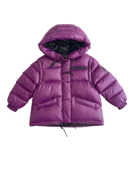 Piumino reversibile viola/nero per bambini Montereggi FW67915 62 