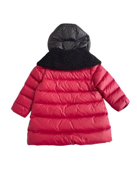 Piumino rosso con dettagli neri per bambina Montereggi FW67916 56 