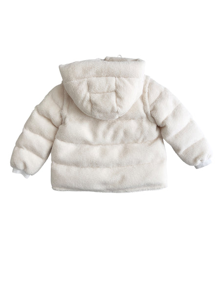 Piumino bianco effetto teddy per bambini Montereggi FW67943 88 