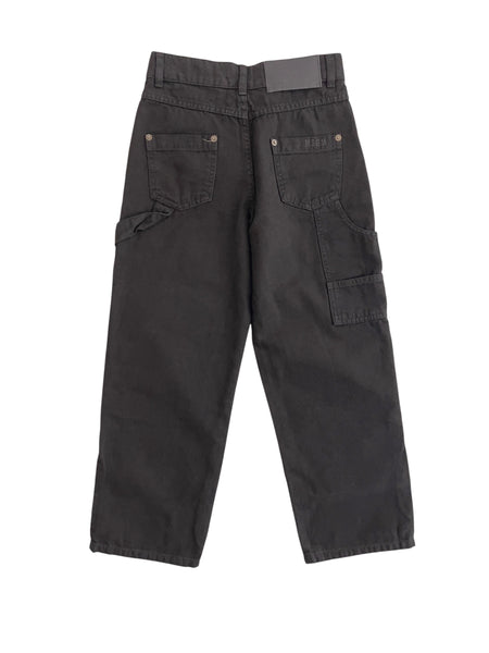 Jeans in denim nero per bambino Msgm F6MSJBPA229 110 