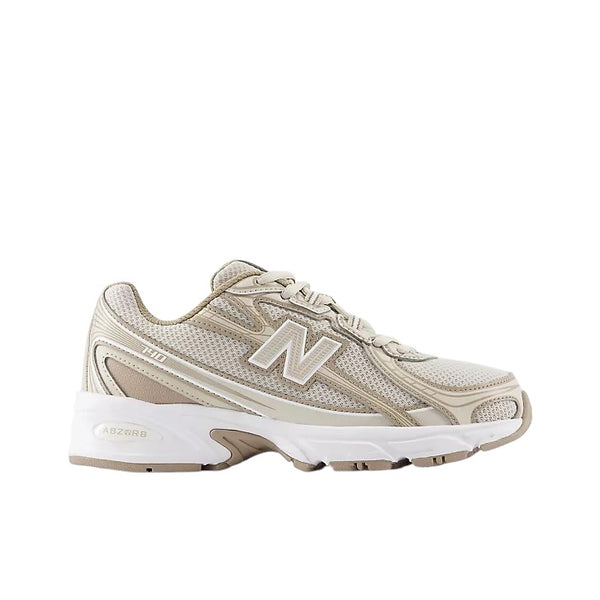 Sneakers ecrù con lacci per bambini New Balance G740 543 