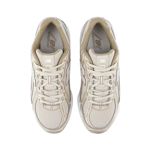 Sneakers ecrù con lacci per bambini New Balance G740 543 