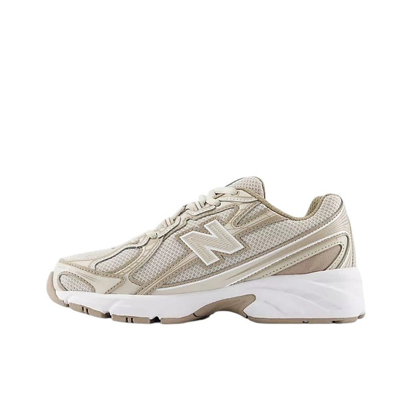 Sneakers ecrù con lacci per bambini New Balance G740 543 
