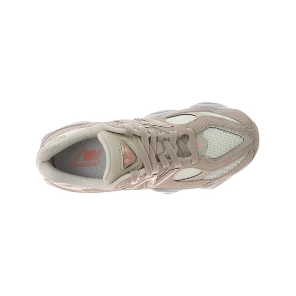 Sneakers beige con dettagli salmone per bambini New Balance G9060 3C7 