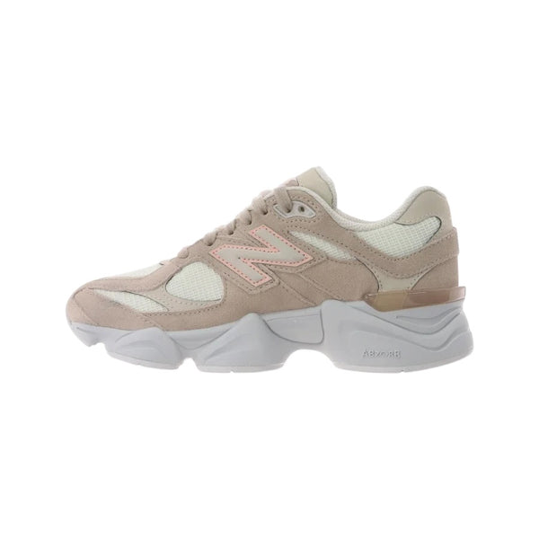 Sneakers beige con dettagli salmone per bambini New Balance G9060 3C7 