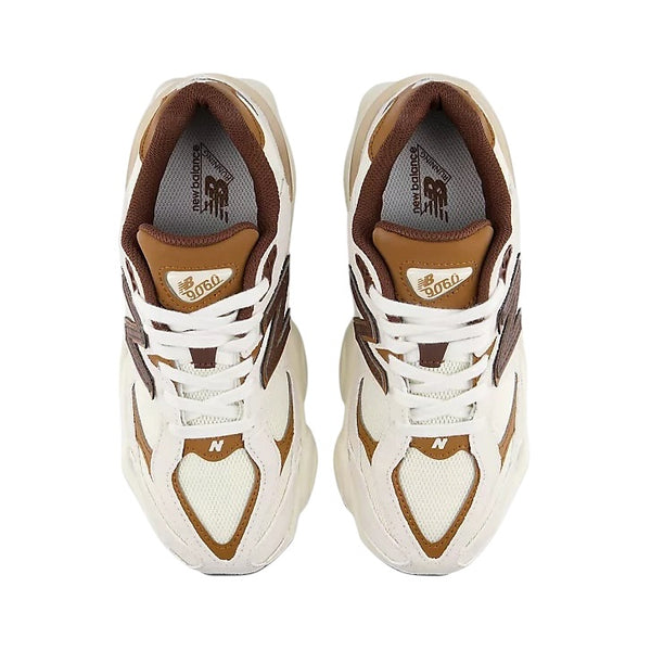 Sneakers 9060 panna e marrone per bambini New Balance G9060 9SI 