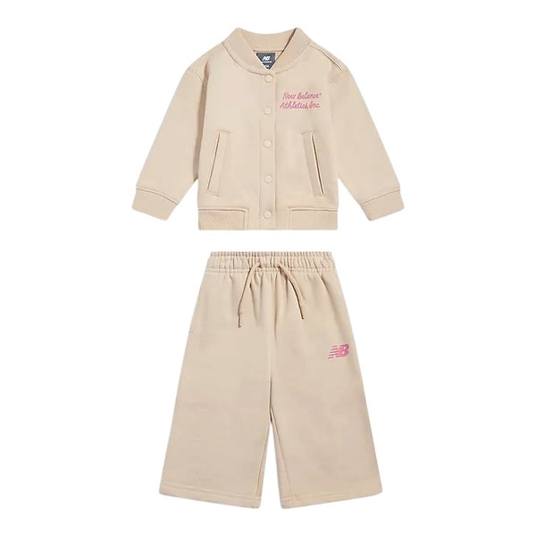 Completo felpa + pantalone beige per neonata New Balance IS62L620I BIS 