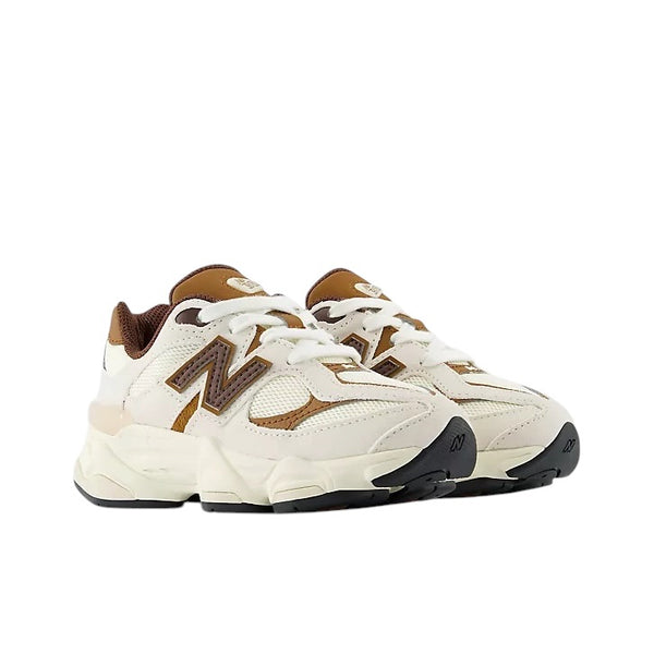 Sneakers beige e cioccolato per bambini New Balance P9060 2HQ 