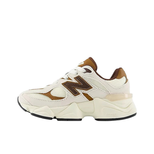 Sneakers beige e cioccolato per bambini New Balance P9060 2HQ 