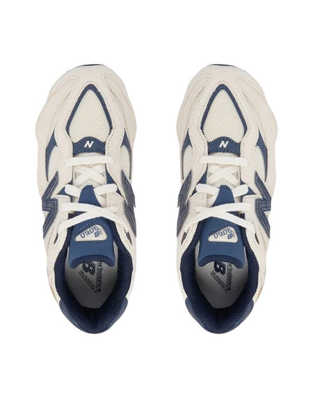 Sneakers 9060 panna e blu per bambini New Balance P9060 5NF 