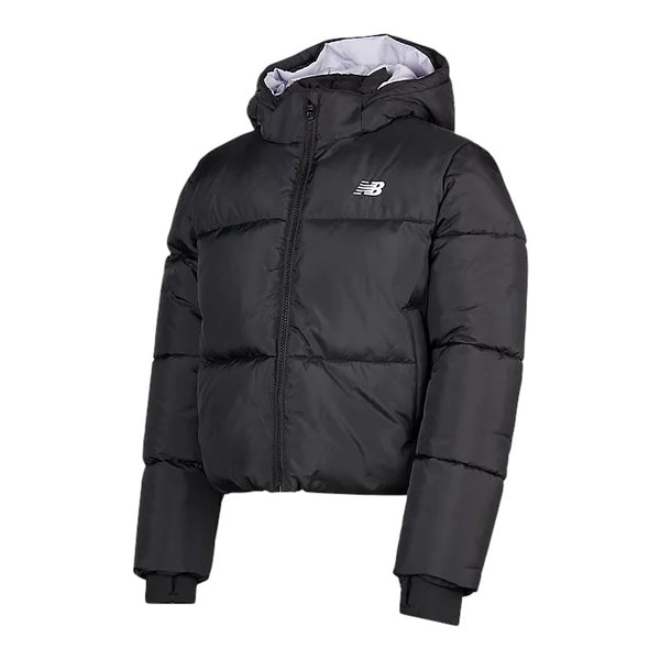 Piumino nero per bambina New Balance YJ62H2WF CAVIAR 