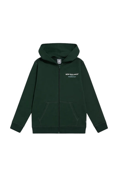 Felpa verde bosco per bambini New Balance YT62H3R3 NORDIC GREEN 
