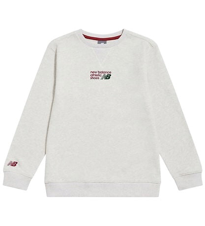 Felpa grigio chiaro per bambini New Balance YT62L7E4 AHH 