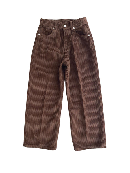 Pantalone a costine marrone tronco per bambini Nine in the morning 9JF26 ICA23 U11 