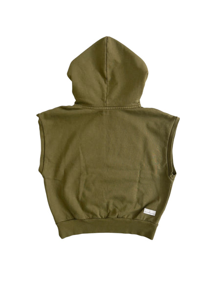 Felpa verde militare per bambini Nine in the morning 9JF26 JGO08GRIC U93 