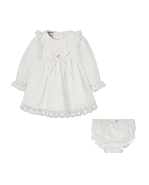 Set camicia + coulotte bianco ottico per neonata PAZ RODRIGUEZ 154023 60 