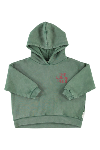 Felpa verde salvia per bambini Piupiuchick AW26.FLP2613 GREEN 