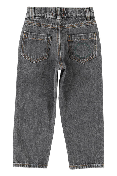 Jeans in denim grigio per neonati e bambini Piupiuchick AW26.UN2606A GREY DENIM 