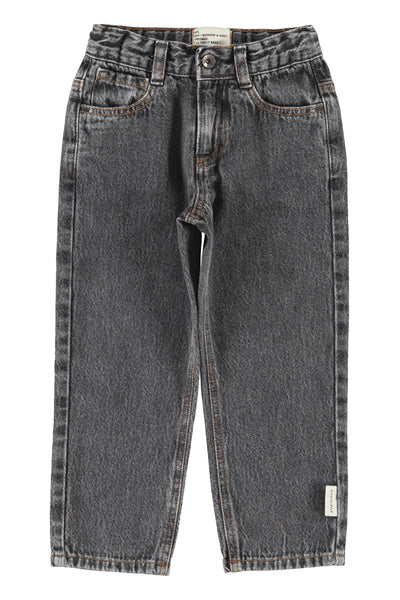Jeans in denim grigio per neonati e bambini Piupiuchick AW26.UN2606A GREY DENIM 