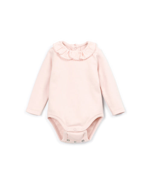 Body rosa con colletto per neonata Play up 0AT11200 P4149 
