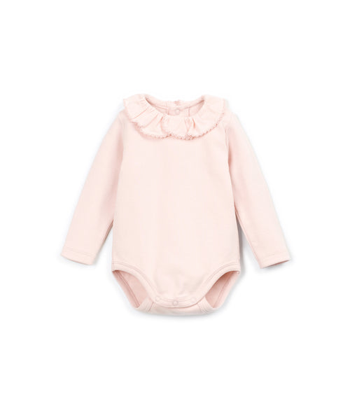 Body rosa con colletto per neonata Play up 0AT11200 P4149 