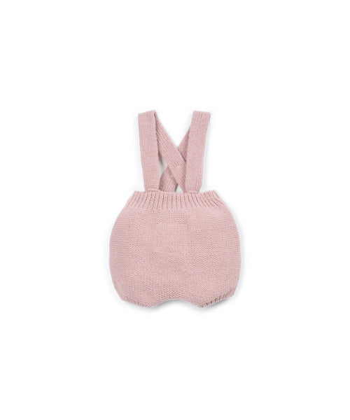Salopette rosa in maglia per neonata Play up 0AT11508 P4151 
